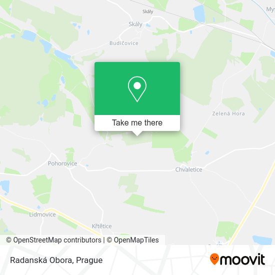 Карта Radanská Obora