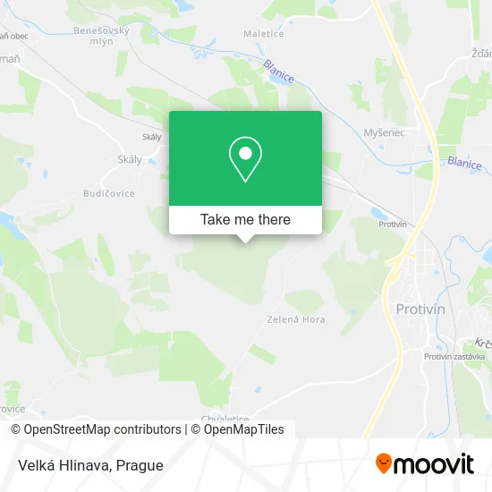 Карта Velká Hlinava