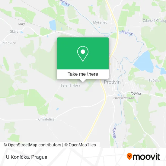 Карта U Koníčka