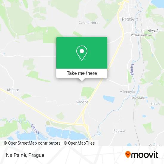 Карта Na Psině