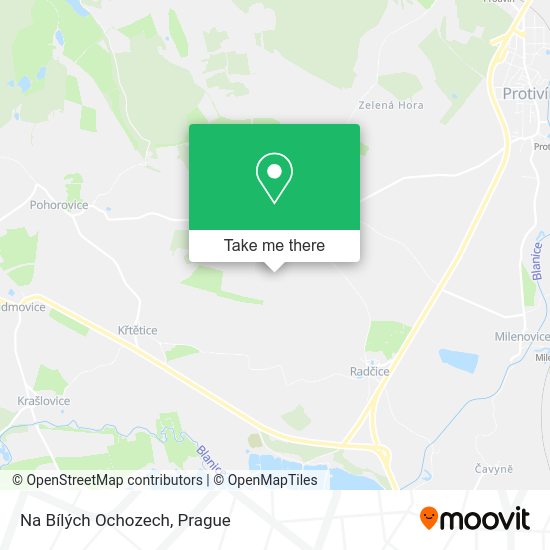 Na Bílých Ochozech map