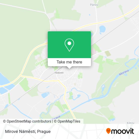 Mírové Náměstí map