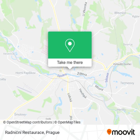 Radniční Restaurace map