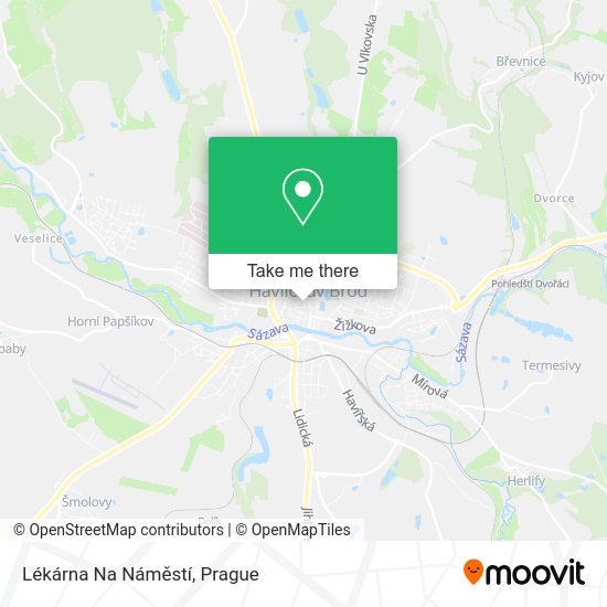 Lékárna Na Náměstí map