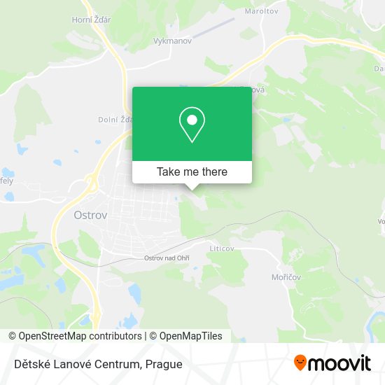 Dětské Lanové Centrum map