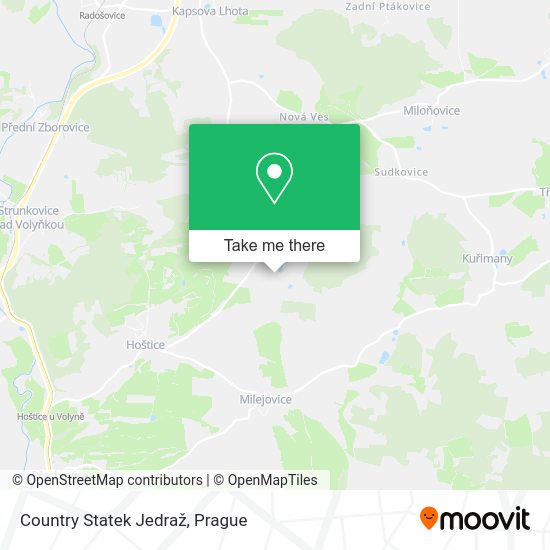 Country Statek Jedraž map