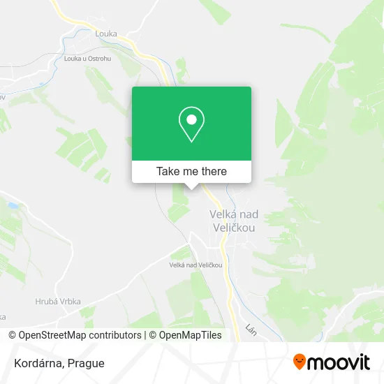 Карта Kordárna