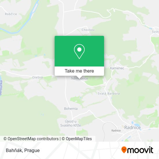 Карта Bahňák