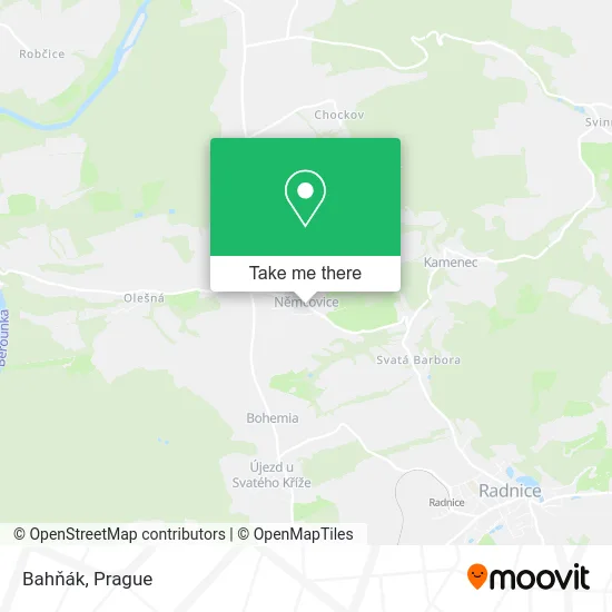 Карта Bahňák