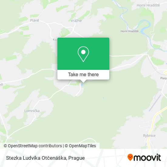 Stezka Ludvíka Otčenáška map
