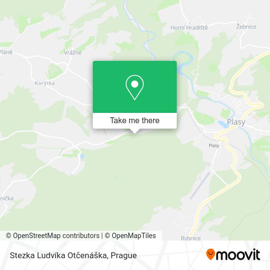 Stezka Ludvíka Otčenáška map