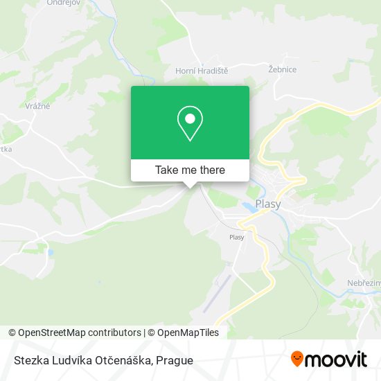Stezka Ludvíka Otčenáška map