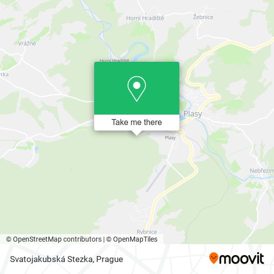 Карта Svatojakubská Stezka