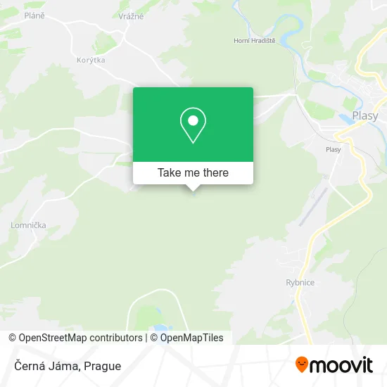 Карта Černá Jáma