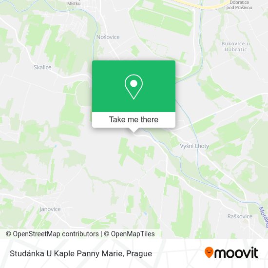 Studánka U Kaple Panny Marie map