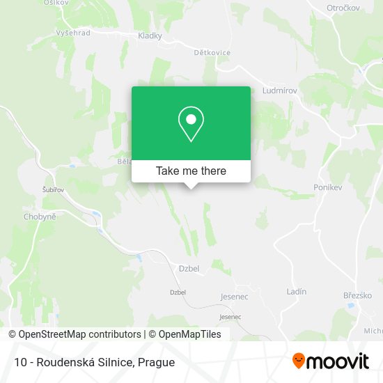 Карта 10 - Roudenská Silnice