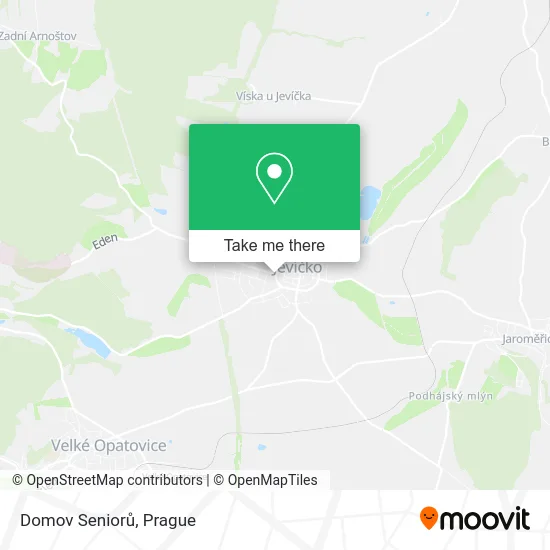 Карта Domov Seniorů