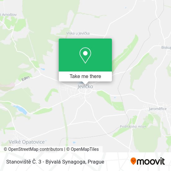 Stanoviště Č. 3 - Bývalá Synagoga map