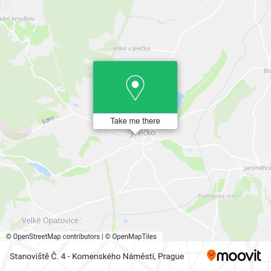 Stanoviště Č. 4 - Komenského Náměstí map