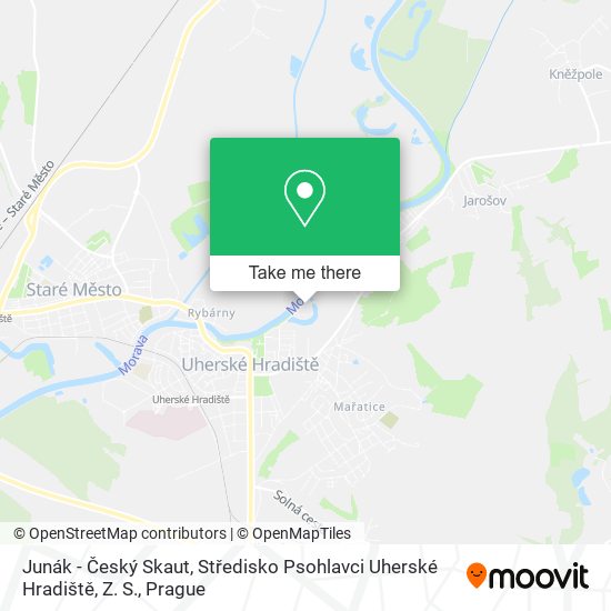 Junák - Český Skaut, Středisko Psohlavci Uherské Hradiště, Z. S. map