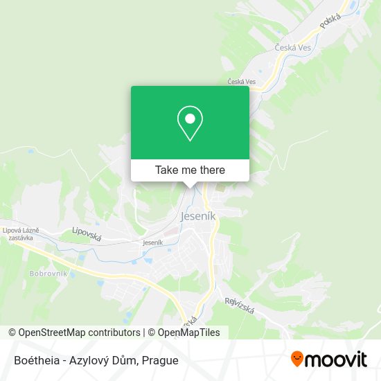 Boétheia - Azylový Dům map