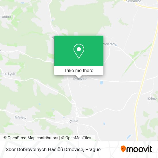 Sbor Dobrovolných Hasičů Drnovice map