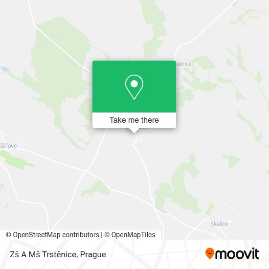 Zš A Mš Trstěnice map