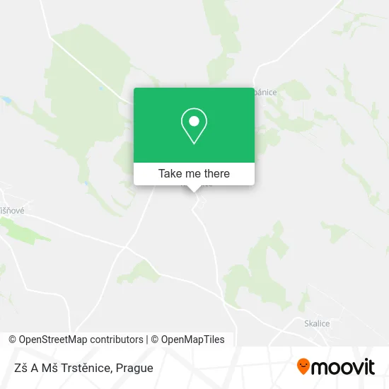 Карта Zš A Mš Trstěnice