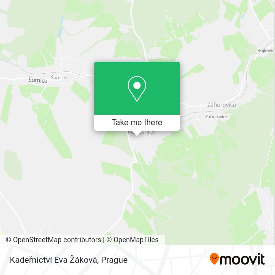 Kadeřnictví Eva Žáková map
