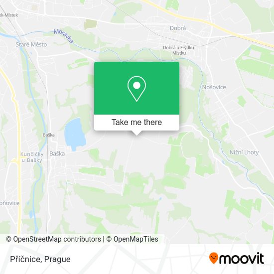 Příčnice map