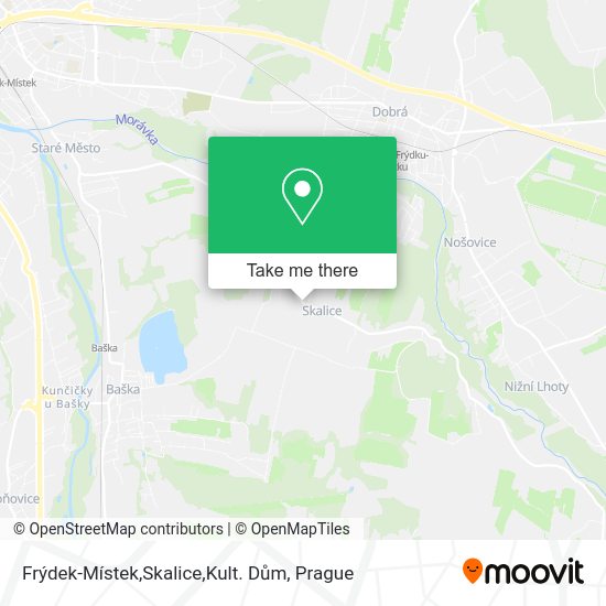 Frýdek-Místek,Skalice,Kult. Dům map