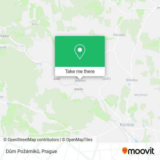 Dům Požárníků map