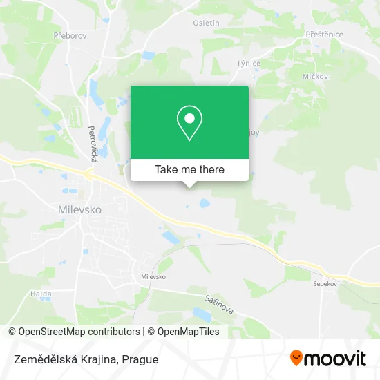 Карта Zemědělská Krajina