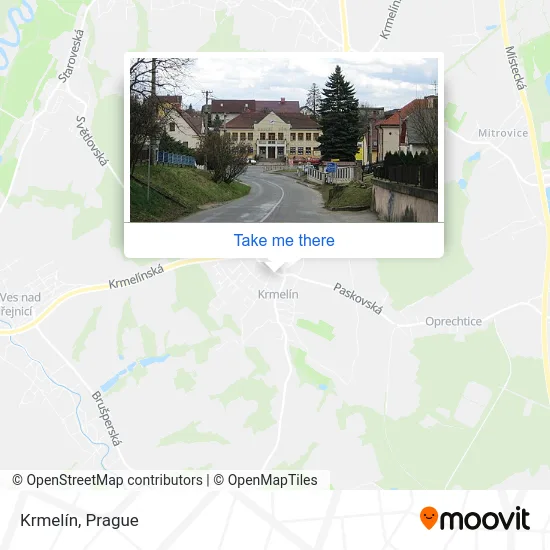 Krmelín map