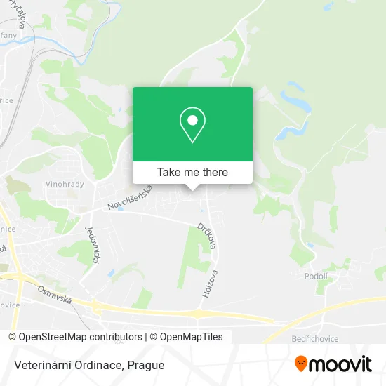 Карта Veterinární Ordinace