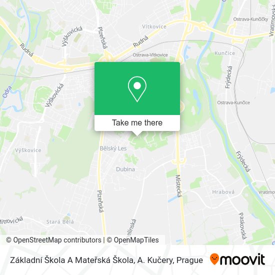 Základní Škola A Mateřská Škola, A. Kučery map