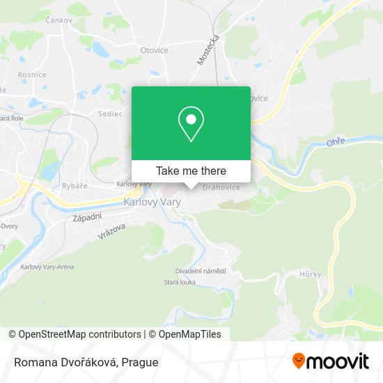 Romana Dvořáková map