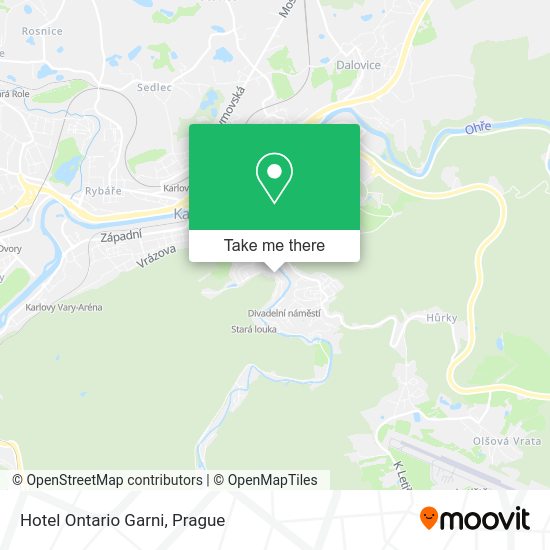 Hotel Ontario Garni map