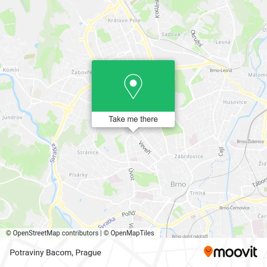Карта Potraviny Bacom