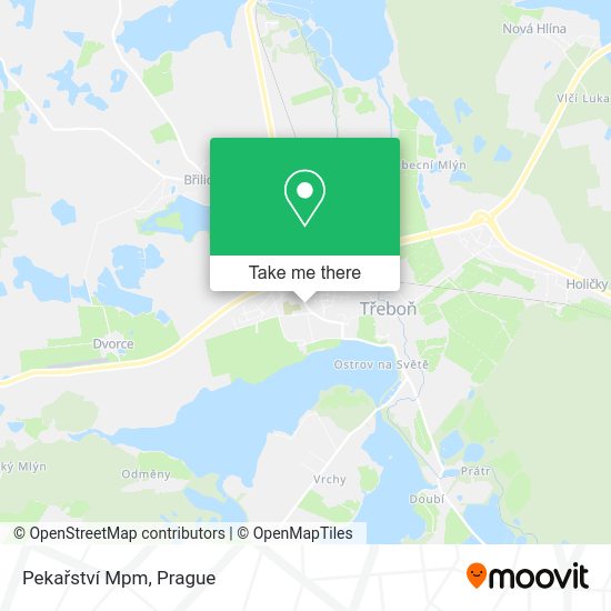 Pekařství Mpm map