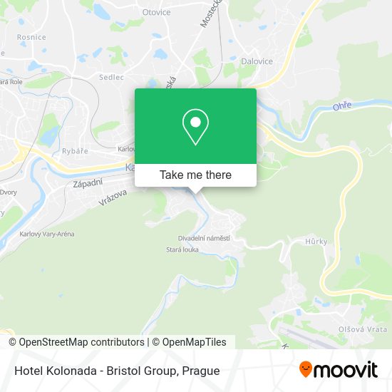 Hotel Kolonada - Bristol Group map