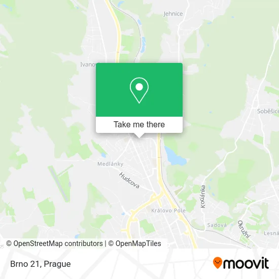 Карта Brno 21