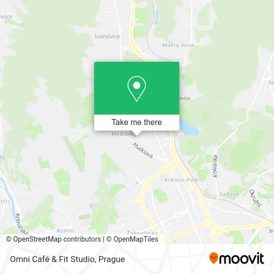 Карта Omni Café & Fit Studio