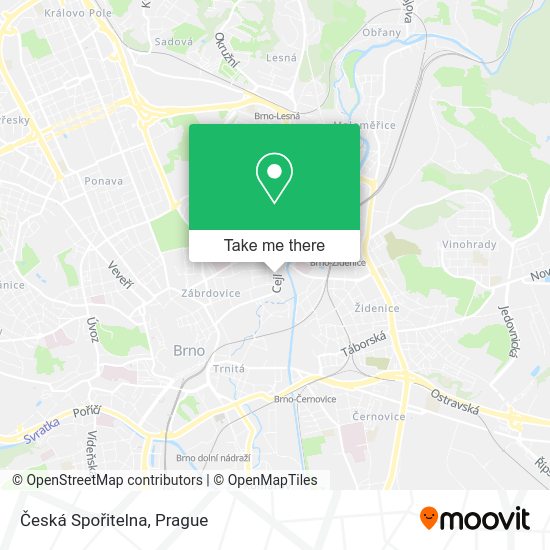 Česká Spořitelna map