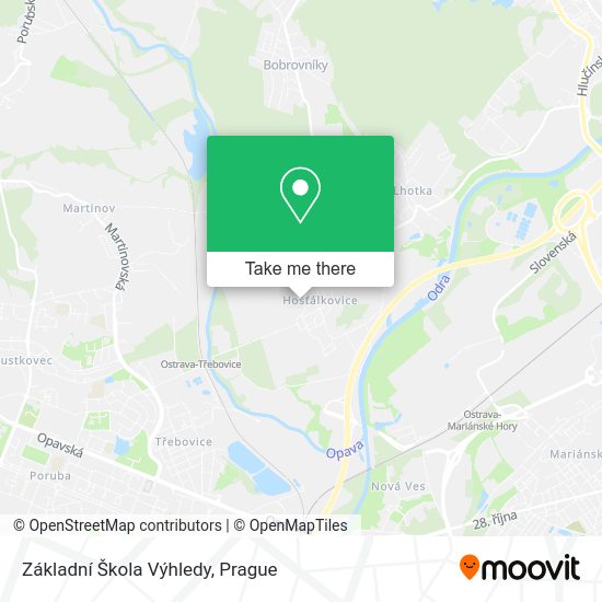 Základní Škola Výhledy map