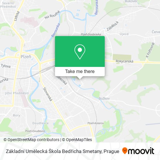 Základní Umělecká Škola Bedřicha Smetany map