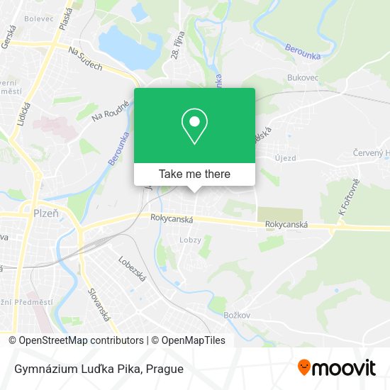 Gymnázium Luďka Pika map