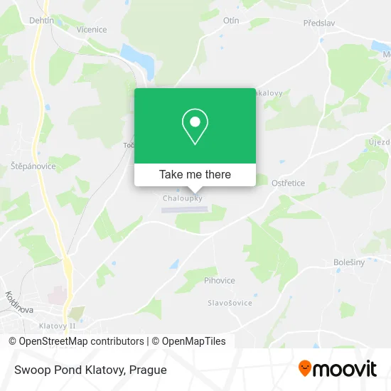 Карта Swoop Pond Klatovy