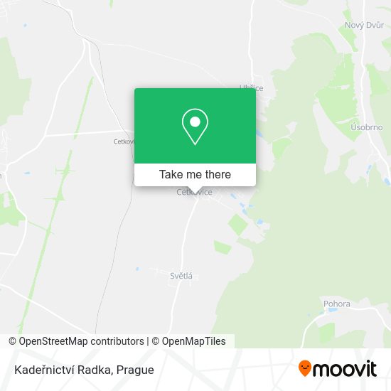 Kadeřnictví Radka map