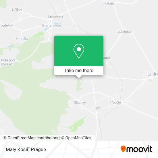 Malý Kosíř map